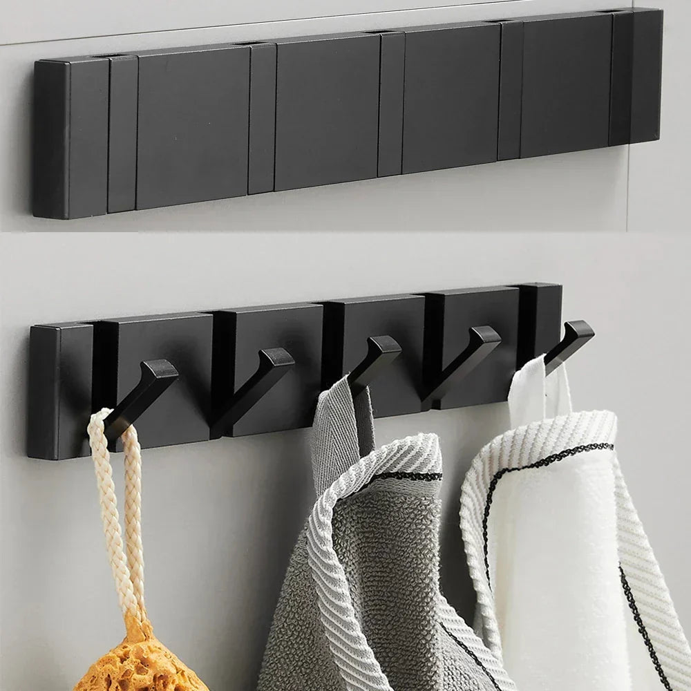 Space Saving Folding Wall Hook Stainless Steel Modern