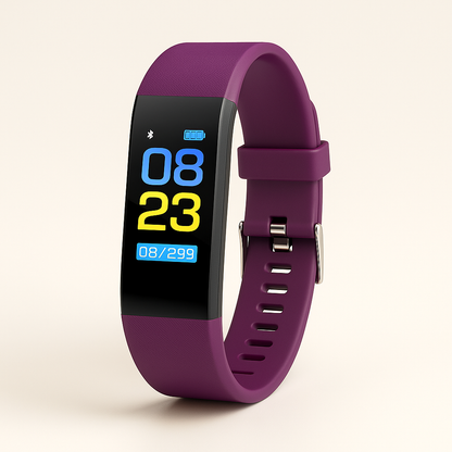 Benutzerfreundliche Fitness-Smartwatch für Senioren mit Gesundheitsmonitor