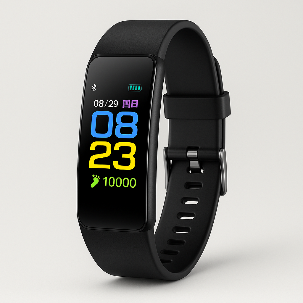 Benutzerfreundliche Fitness-Smartwatch für Senioren mit Gesundheitsmonitor