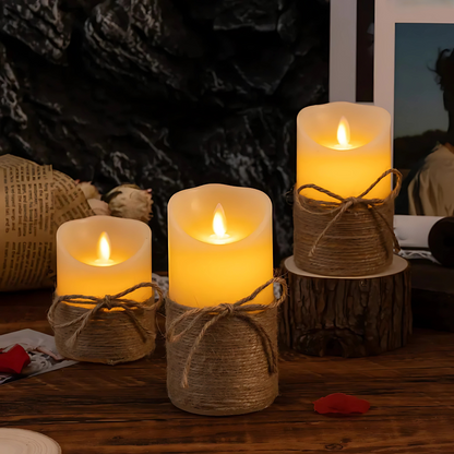 Realistische LED-Flackerkerzen