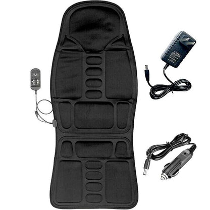 Relaxing Massage Seat Pad With Warm Back Support Cushion