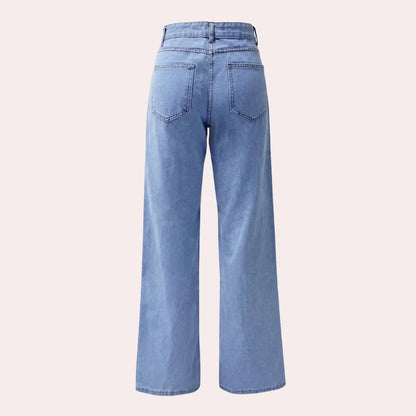 Relaxed Fit Women's Straight Jeans