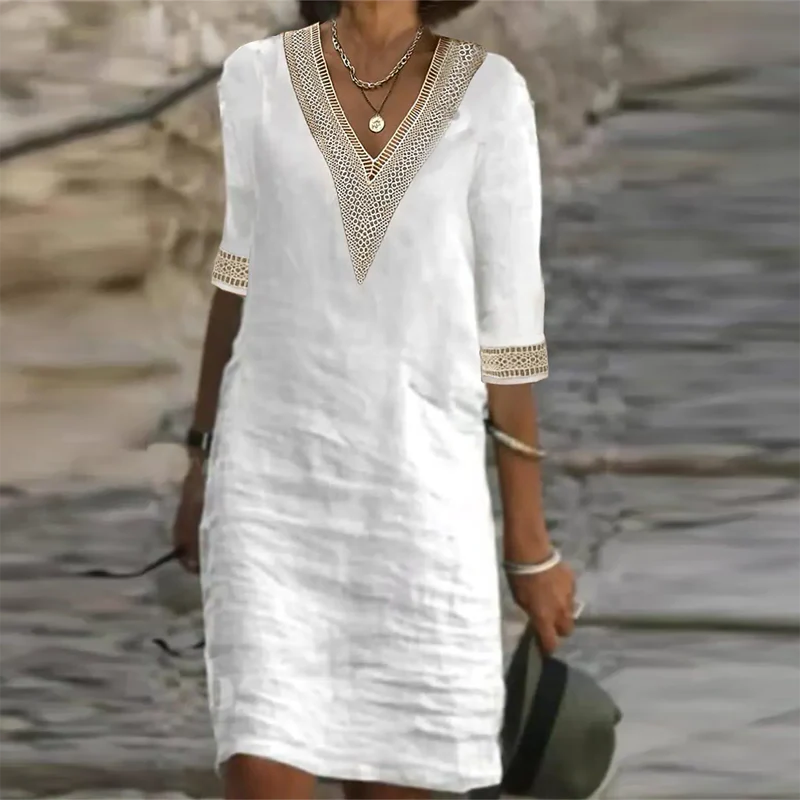 Chic Cotton Sundress For Ladies - Befez