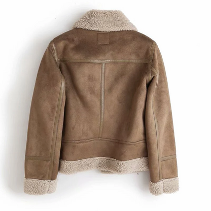 Rugged Genuine Leather Biker Jacket