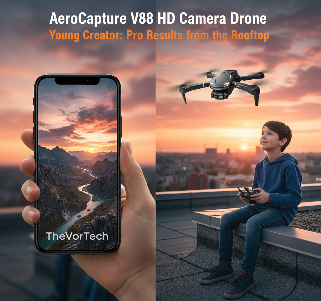 High Definition Kids Drone with 360° Crash Protection