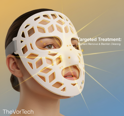 Portable Rechargeable LED Face Mask Soft Fit Design