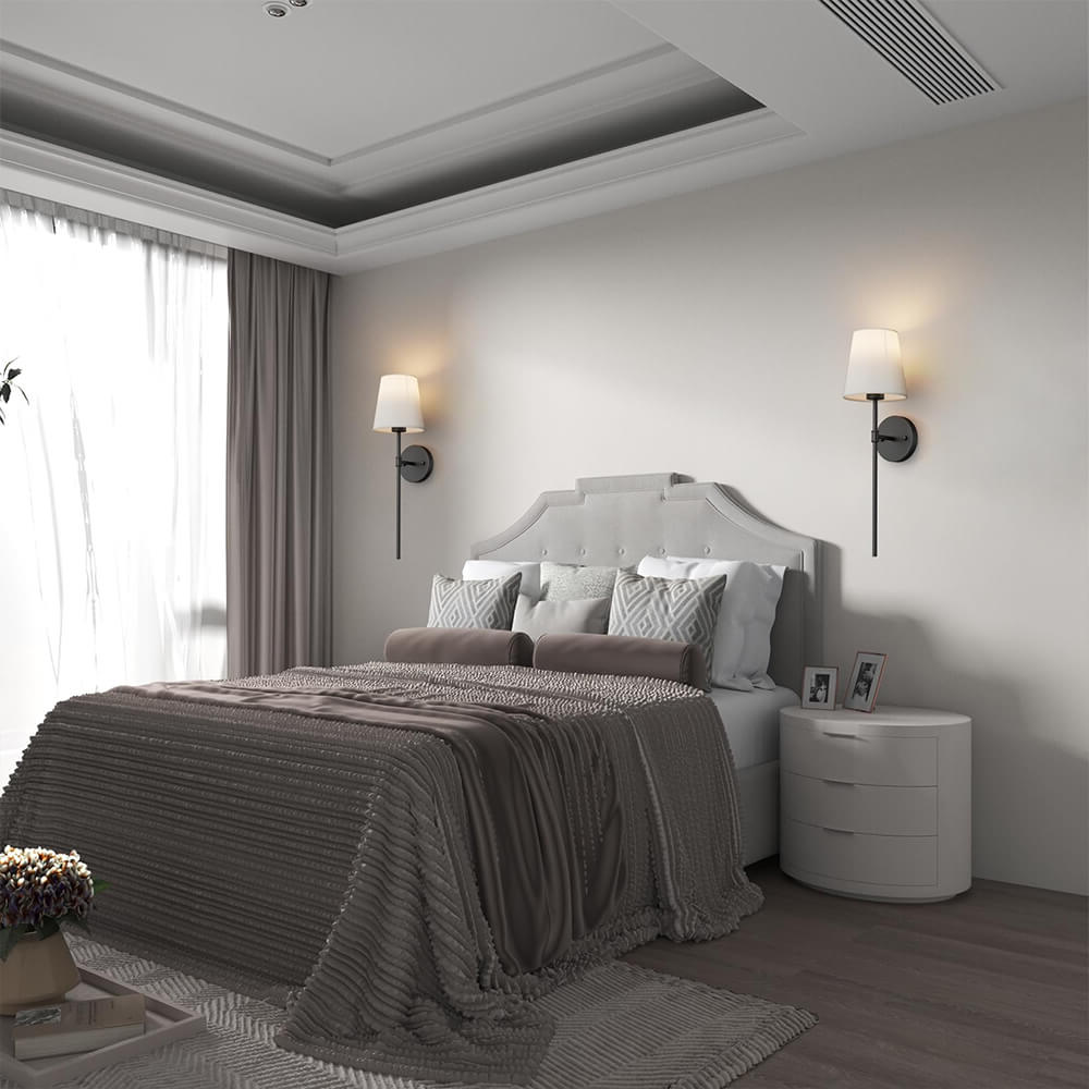 Soft LED Wall Sconce Set with Free Bulbs