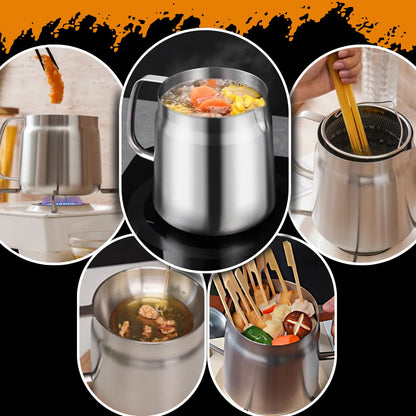 Dual Function Electric Fryer Pot