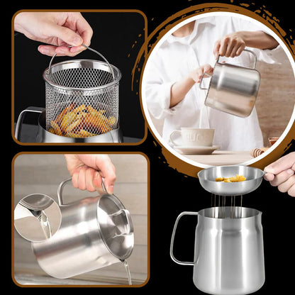 Dual Function Electric Fryer Pot