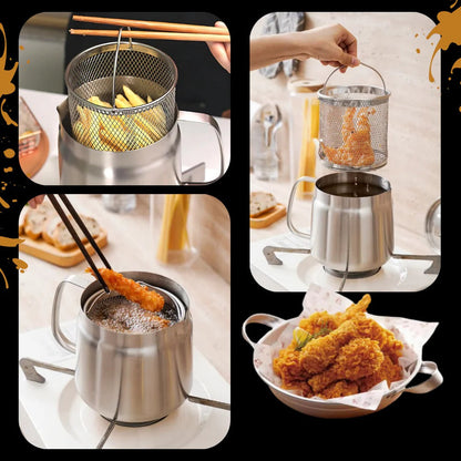 Dual Function Electric Fryer Pot