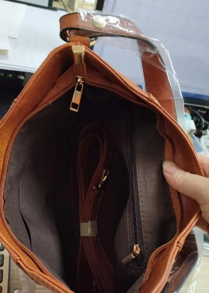 Classic Women's Distressed Leather Handbag