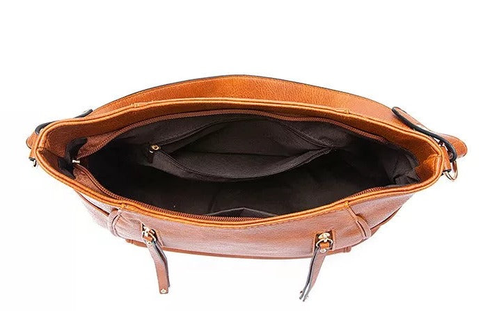 Classic Women's Distressed Leather Handbag