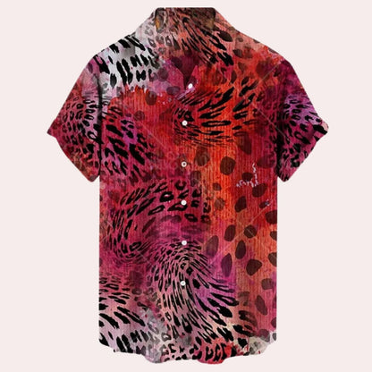 Relaxed Fit Casual Short Sleeve Shirt