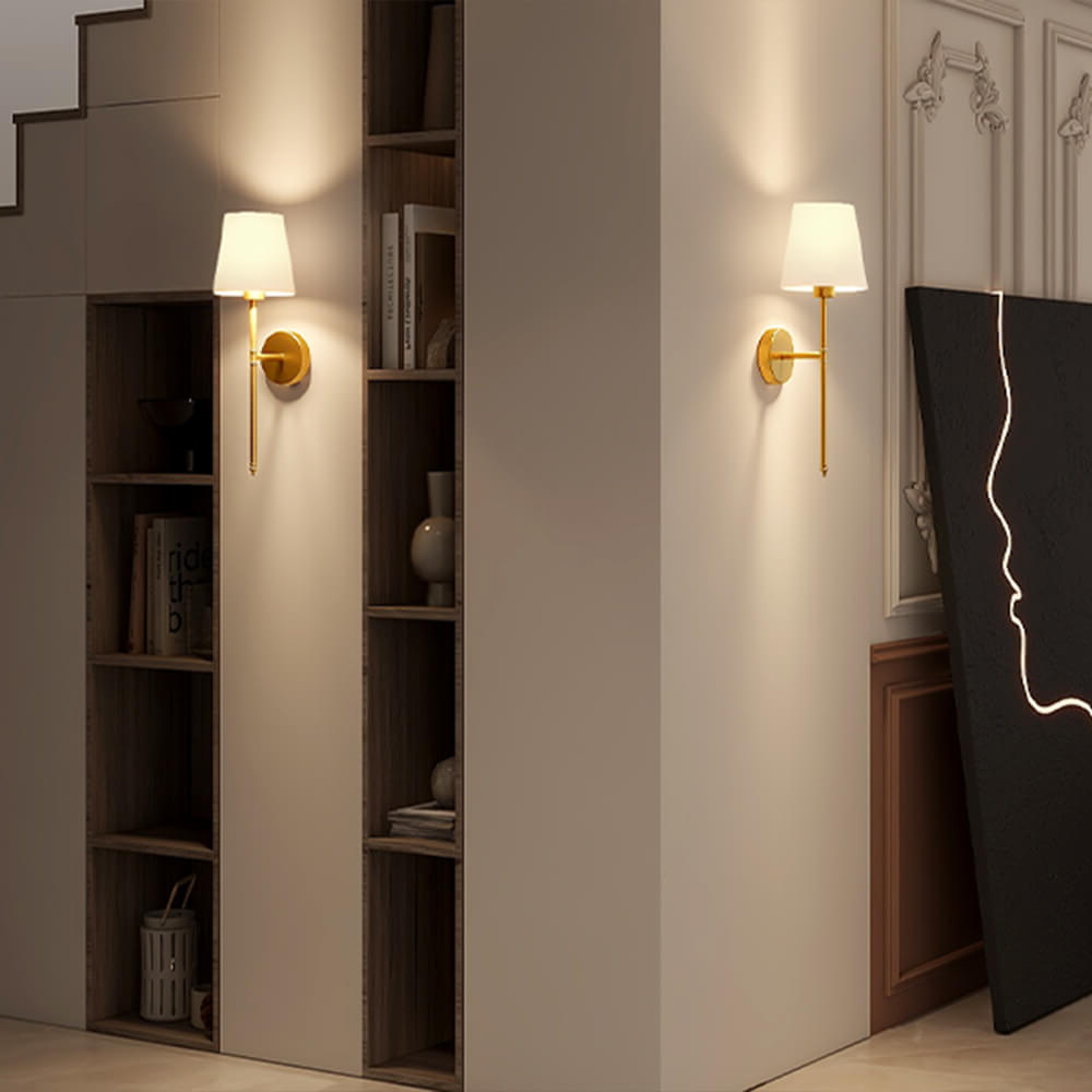 Soft LED Wall Sconce Set with Free Bulbs