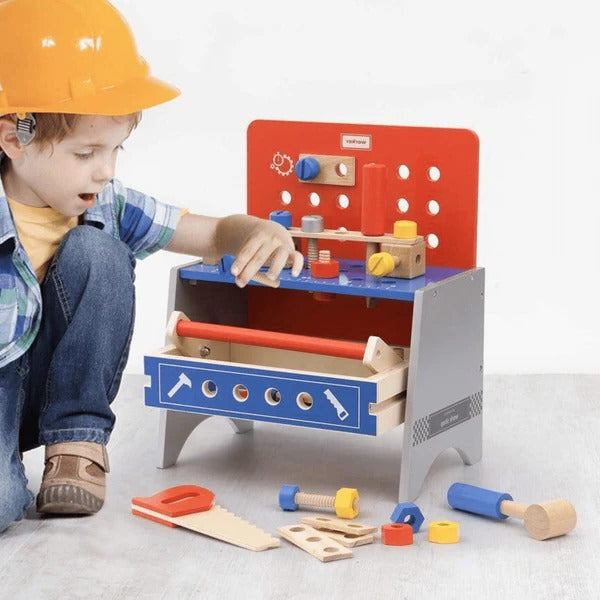 Deluxe Childrens Play Workshop Tool Set Toy - Halri