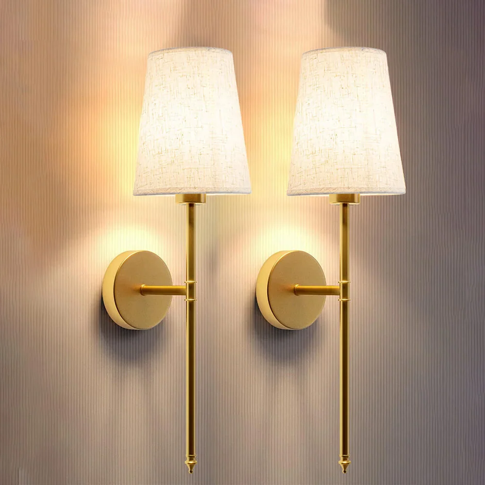 Soft LED Wall Sconce Set with Free Bulbs - Halri