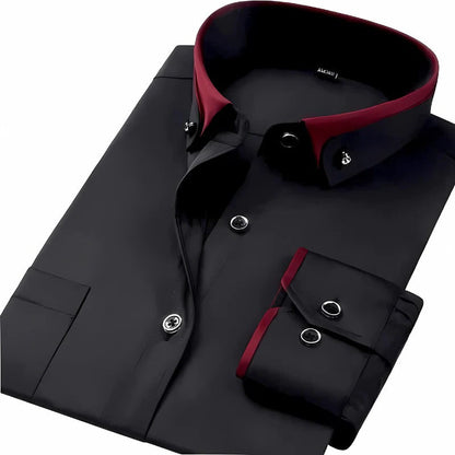 Trendy Mens Long Sleeve Dress Shirts - Befez