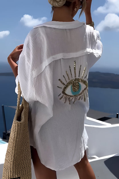 Sparkly Protective Eye Tee Shirt - Halri