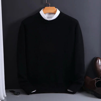 Premium Soft Men's Cashmere Pullover Sweater - Halri