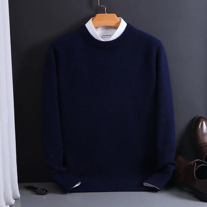 Premium Soft Men's Cashmere Pullover Sweater