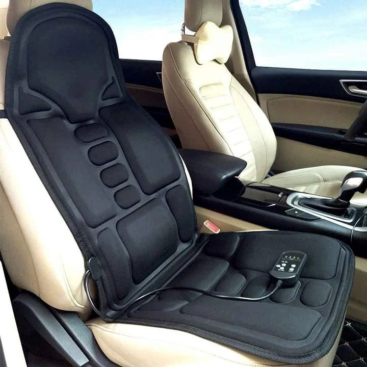 Relaxing Massage Seat Pad With Warm Back Support Cushion
