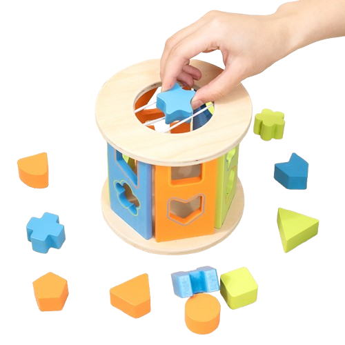 Wooden Learning Block Play Set - Halri