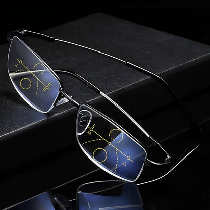 Prescription Progressive Reading Glasses - Multi Focus Eyewear