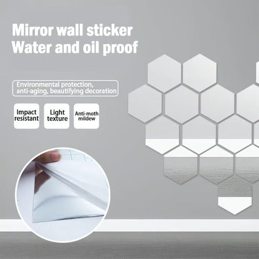 Adhesive Shatterproof Wall Mirror Sheets - Halri