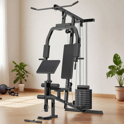 Home Gym System For Chest And Pull Up Exercises