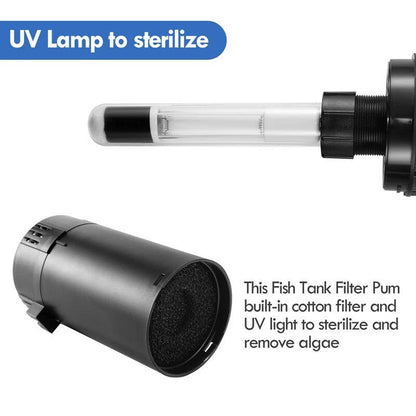 Compact Submersible Aquarium Water Pump