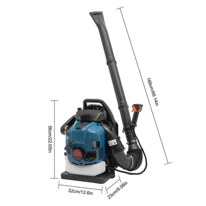 Powerful 2 Stroke Gas Leaf Blower for Lawn Snow