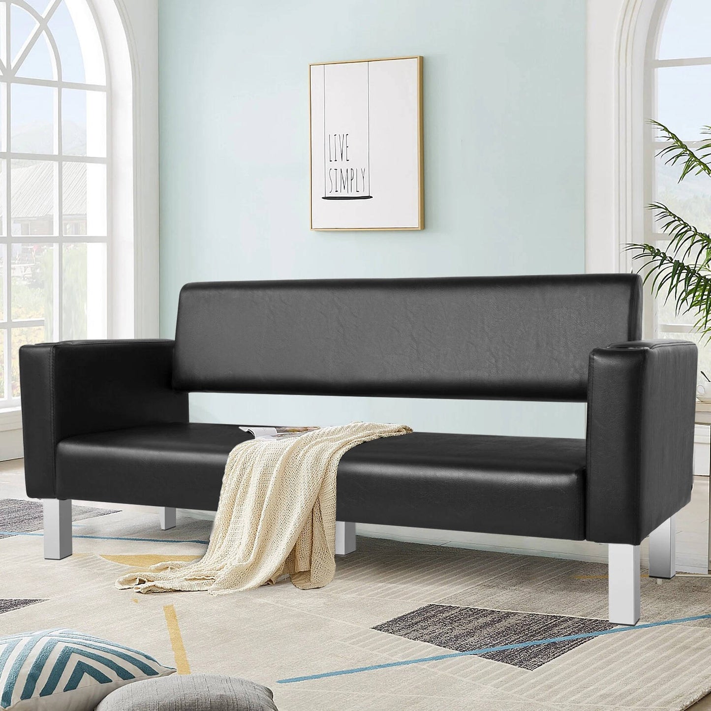 Stylish Office Reception Bench Seat