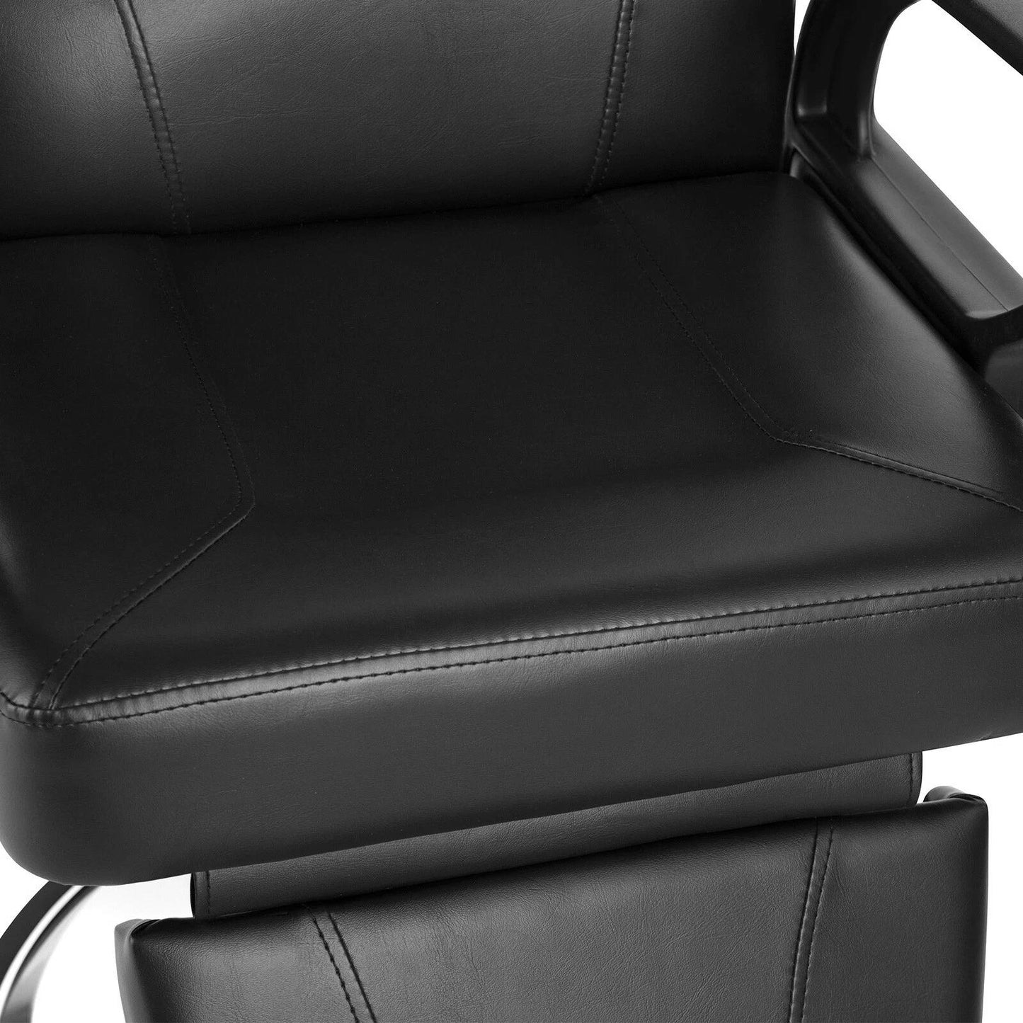 Durable Reclining Barber Chair with 360° Swivel