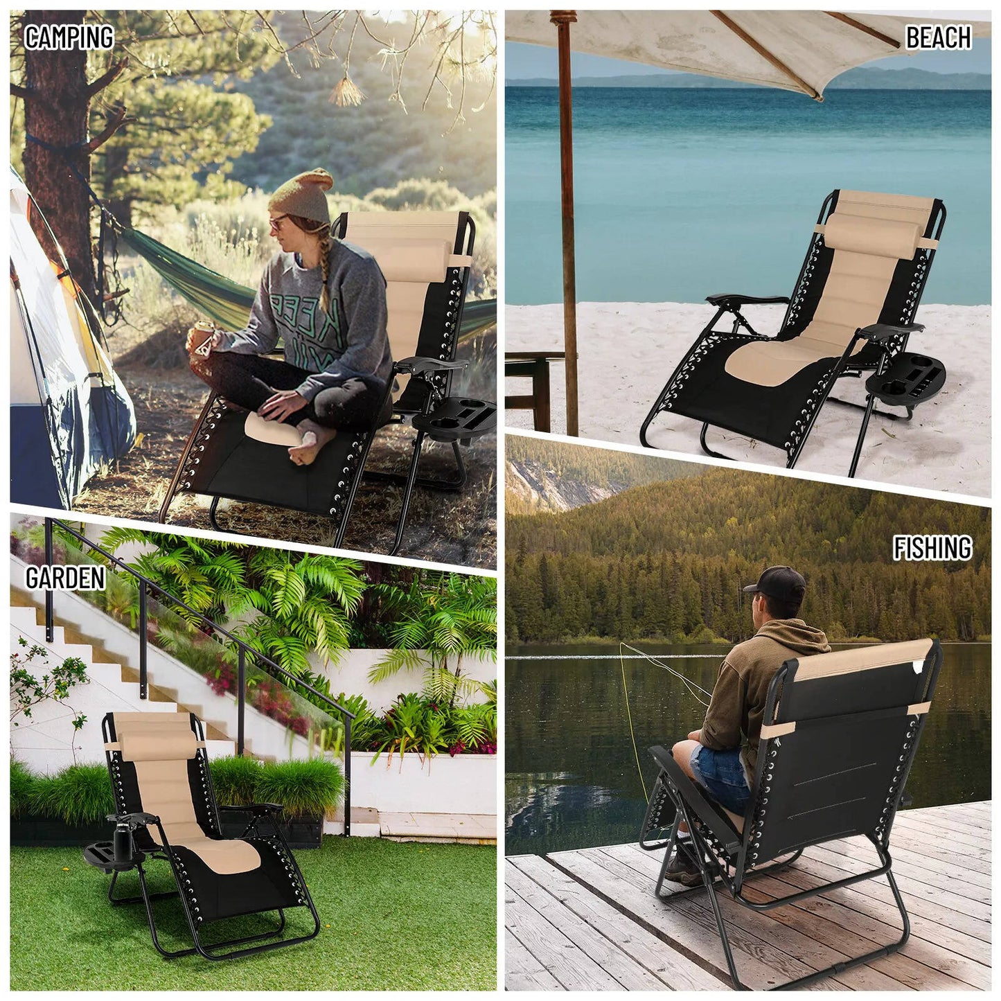 Relaxing Patio Recliner Chair