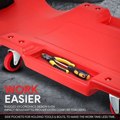 Heavy Duty 36 Garage Creeper with Padded Headrest