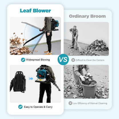 Powerful 2 Stroke Gas Leaf Blower for Lawn Snow