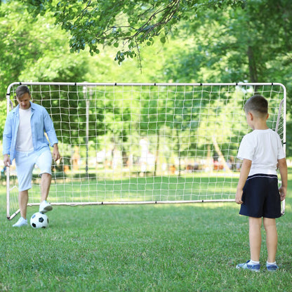 Compact 12x6 Feet Pop Up Soccer Goal Set