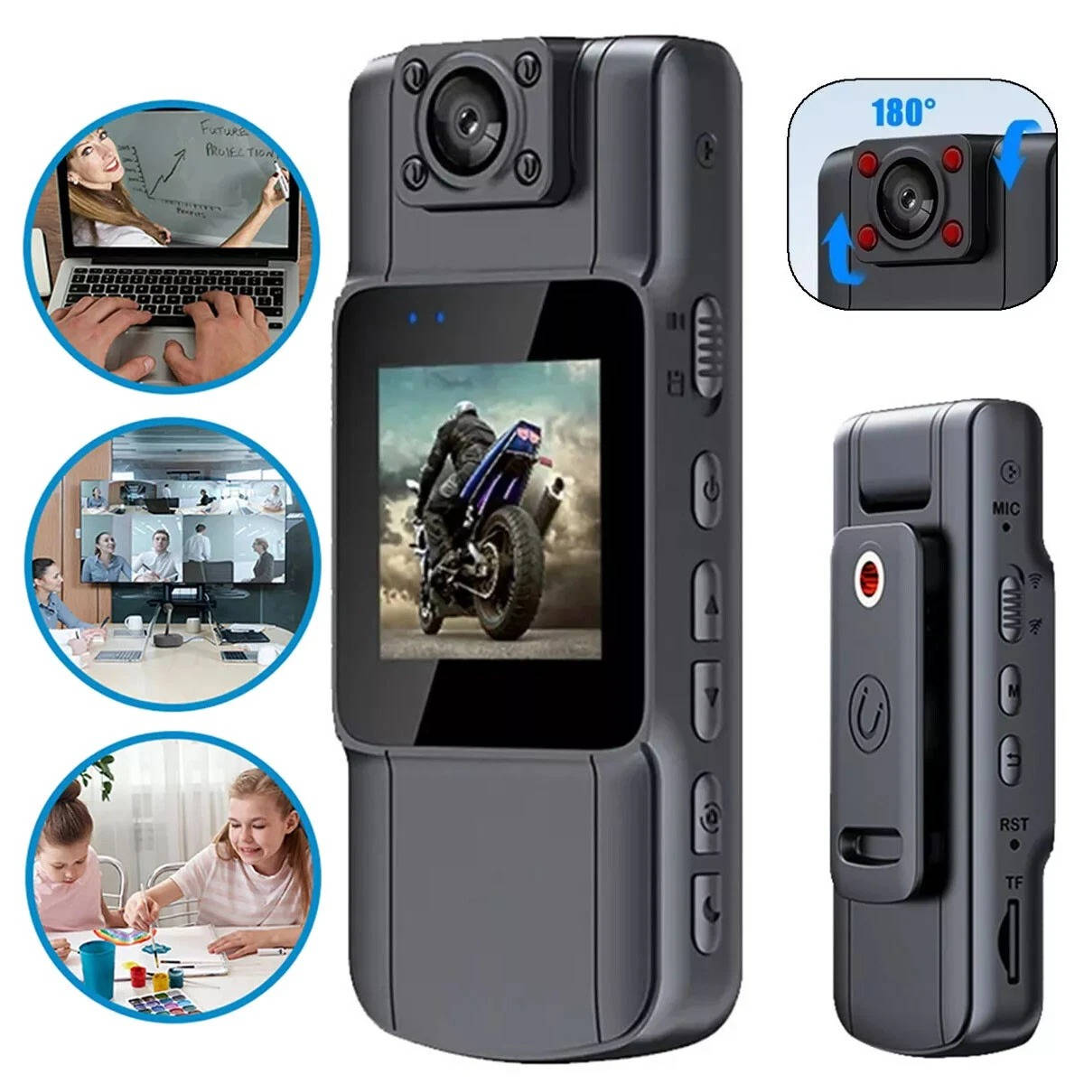 Wide Angle Night Vision Security Body Cam - Halri