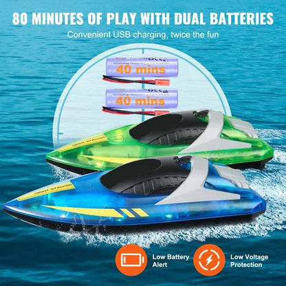 Mini Radio Control Speed Boats Set