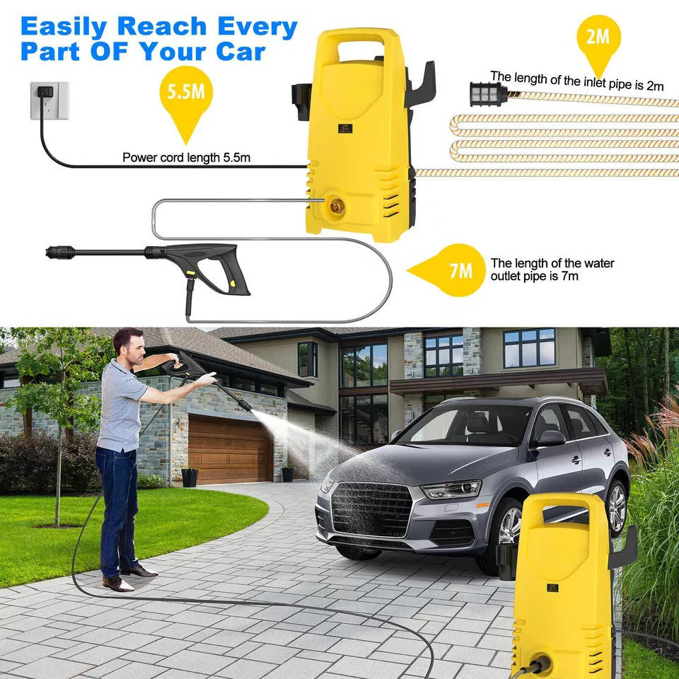 Powerful High Pressure Washer 5000 PSI