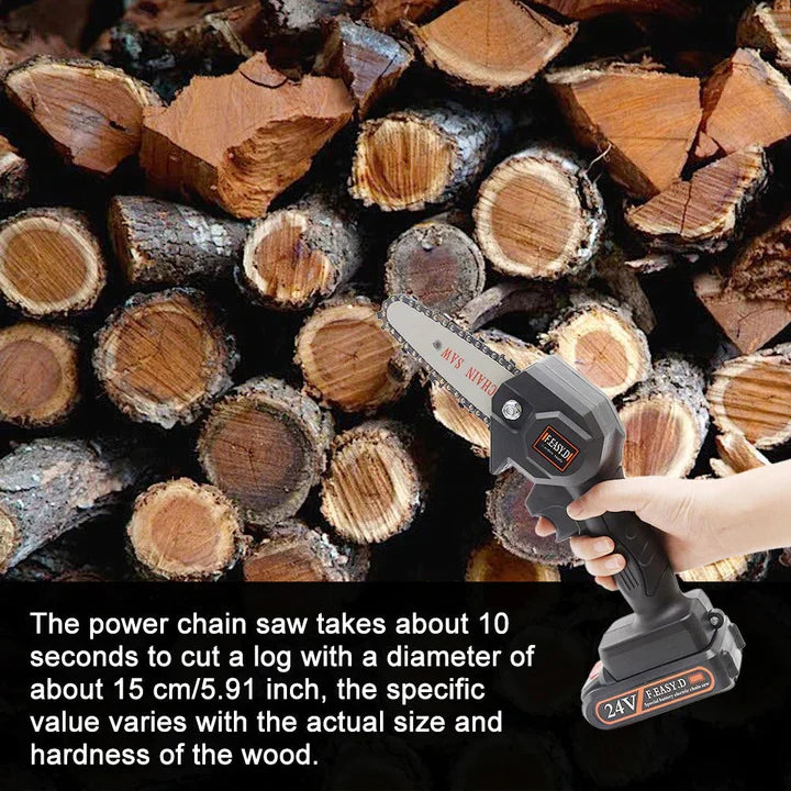 Powerful Portable 24V Compact Chainsaw Kit