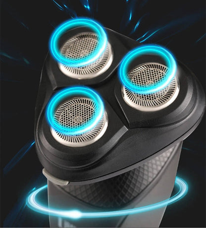 Rechargeable 3 Blade Shavers for Men - Waterproof