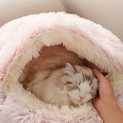 Plush Pet Round Sleeping Bed