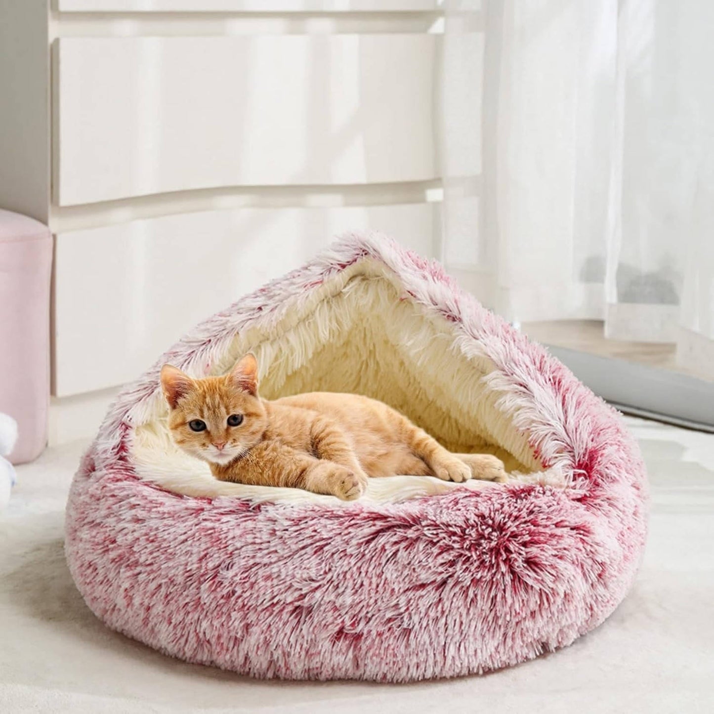 Plush Pet Round Sleeping Bed