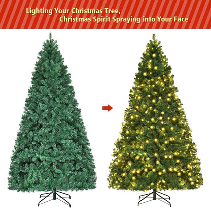 Tall Pre Lit Christmas Tree with LEDs