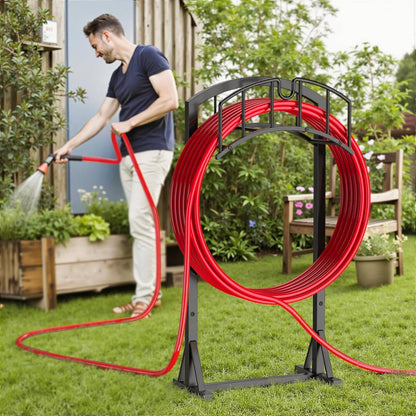 Strong Plastic Hose Reel Holds 151ft Hose - Halri