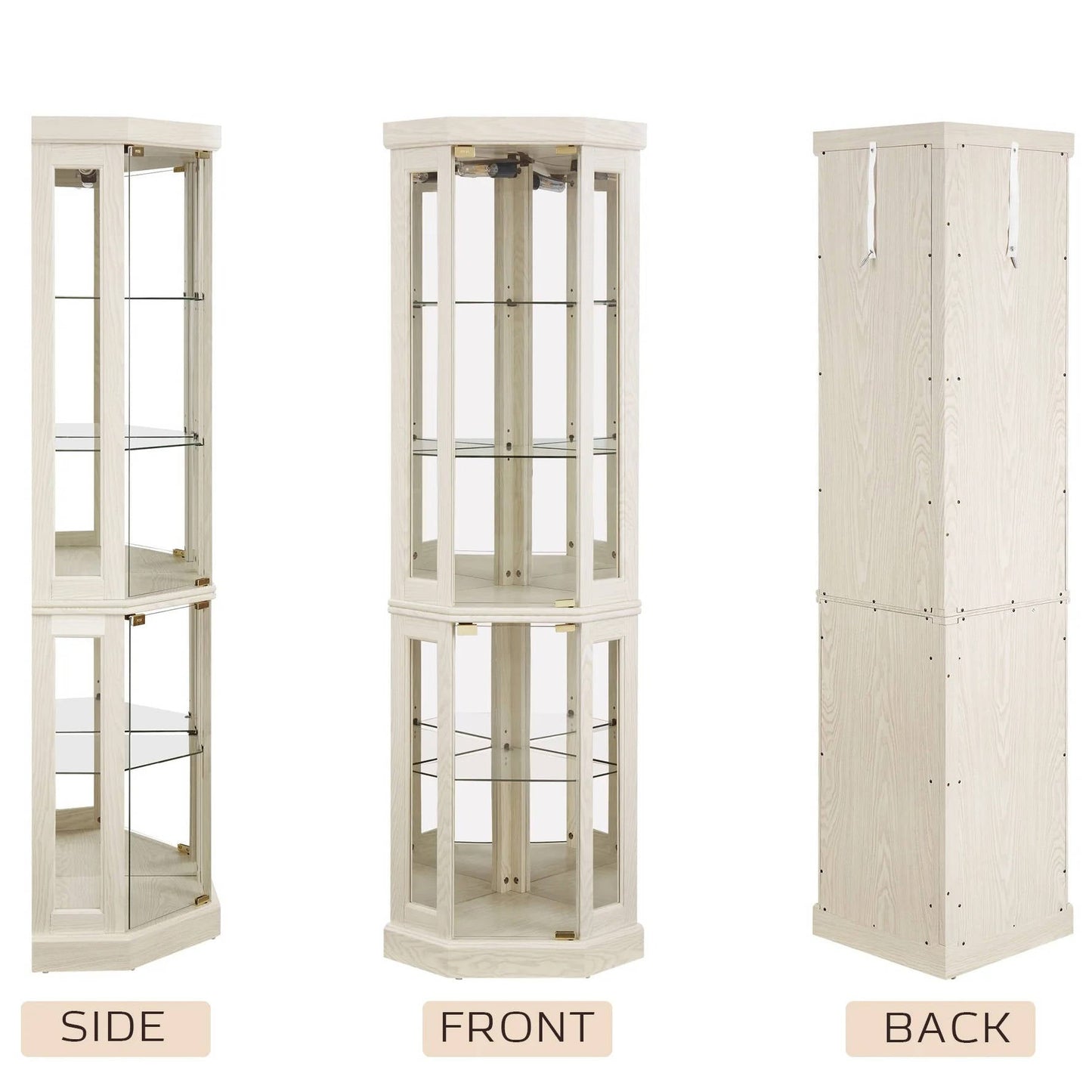 Traditional Display Corner Cabinet
