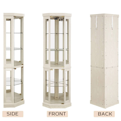 Traditional Display Corner Cabinet