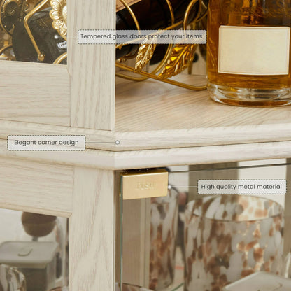 Traditional Display Corner Cabinet