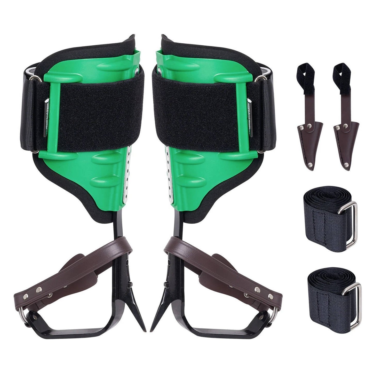 Heavy Duty Tree Climbing Spikes with Adjustable Straps